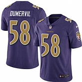 Nike Men & Women & Youth Ravens 58 Elvis Dumervil Purple Color Rush Limited Jersey,baseball caps,new era cap wholesale,wholesale hats